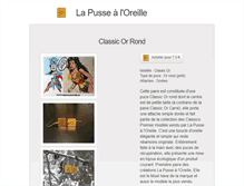 Tablet Screenshot of lapussealoreille.com